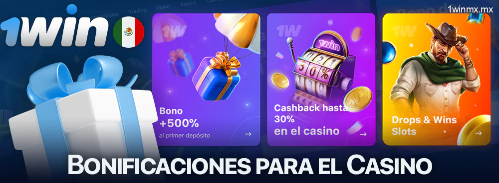 Bonificaciones para jugadores del casino 1win