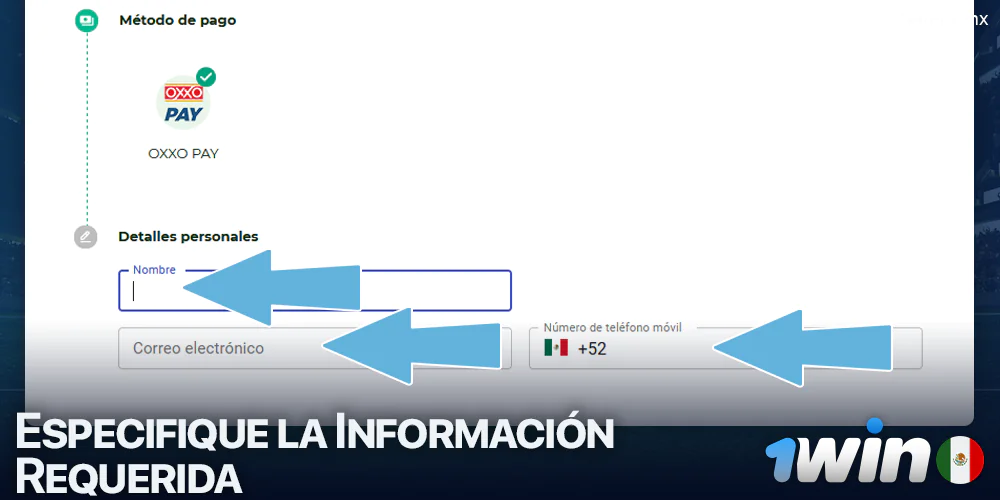 Información adicional para el depósito en 1win