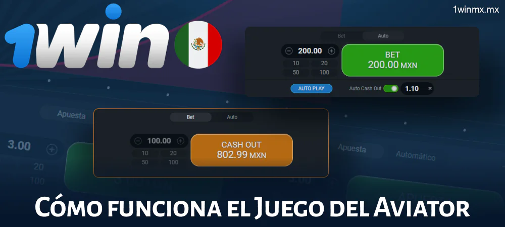 Características del juego 1win MX Aviator